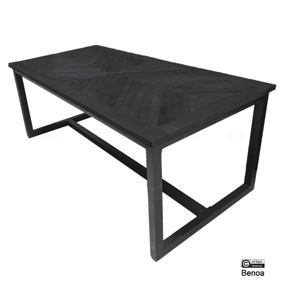 Eettafel Jax Zwart | 180/200/220 cm