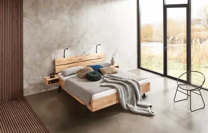 Bettgestell Rough | Eiken Naturel