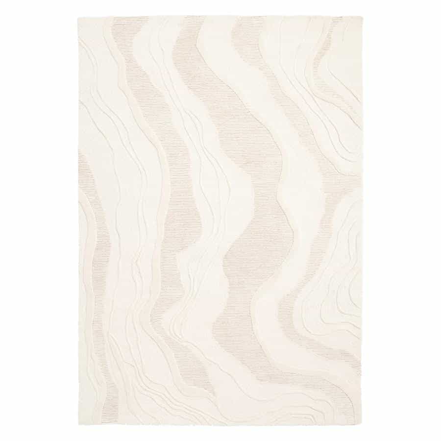 Vloerkleed Soil 190x290 cm Gebroken wit - By-Boo