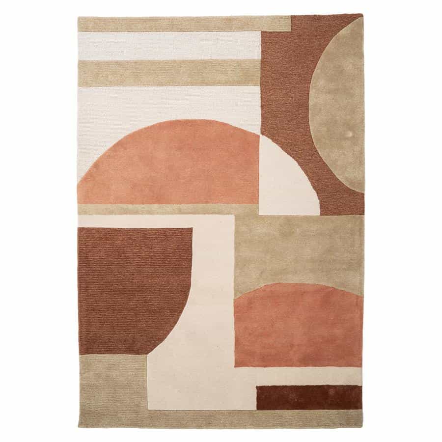 Vloerkleed Kazi 190x290 cm Terracotta - By-Boo