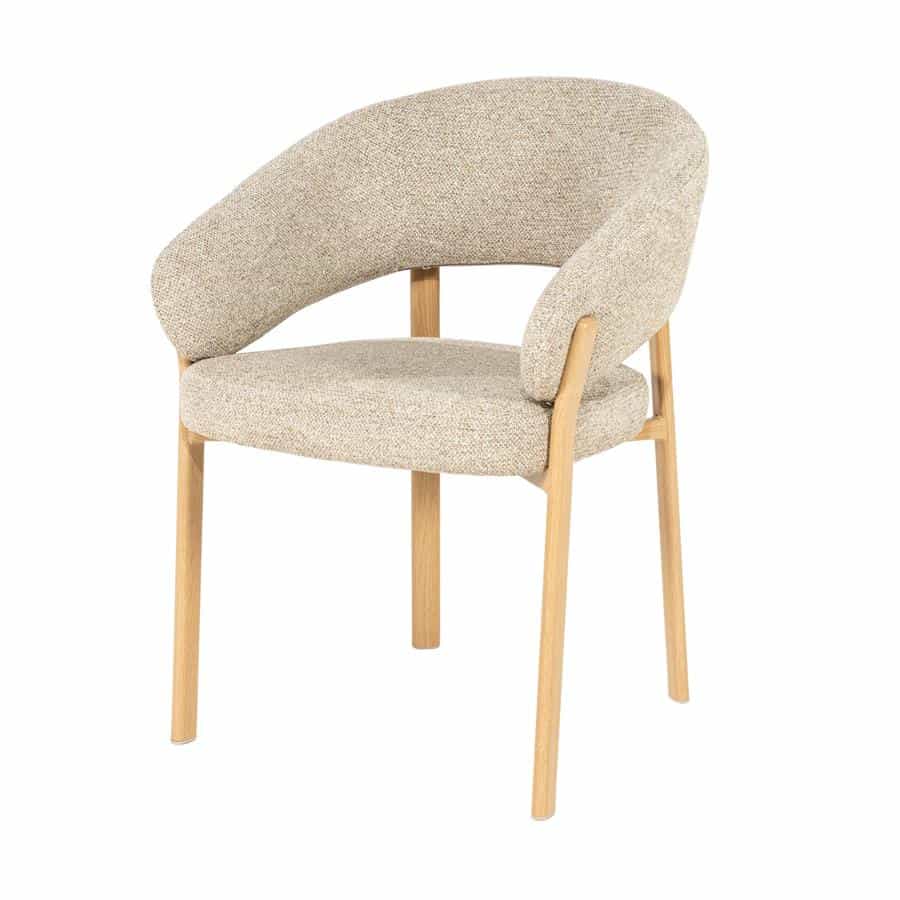 Stoel Sedia met armleuning Naturel - By-Boo