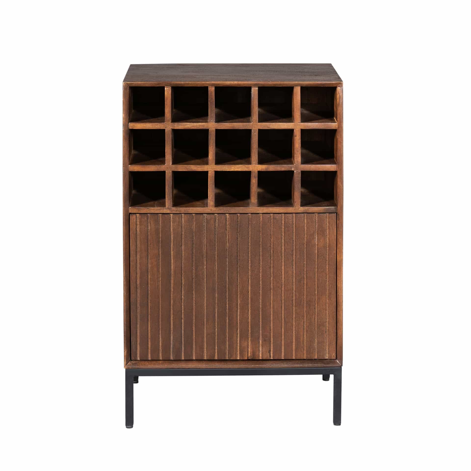Weinschrank Madison Braun | 55 cm