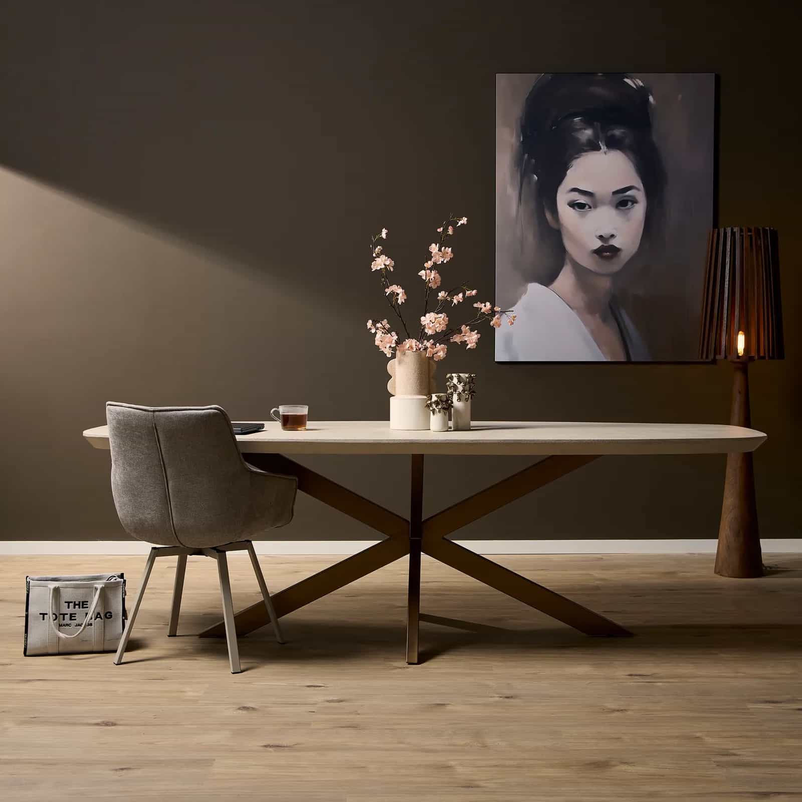 Esstisch Madison Sand | 240 cm | Dänisch Oval