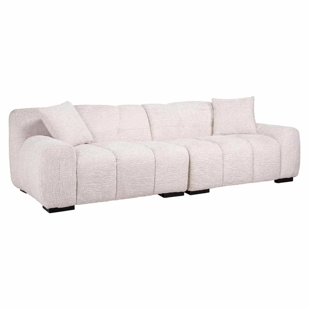 Sofa Charelle in hübscher Cremefarbe