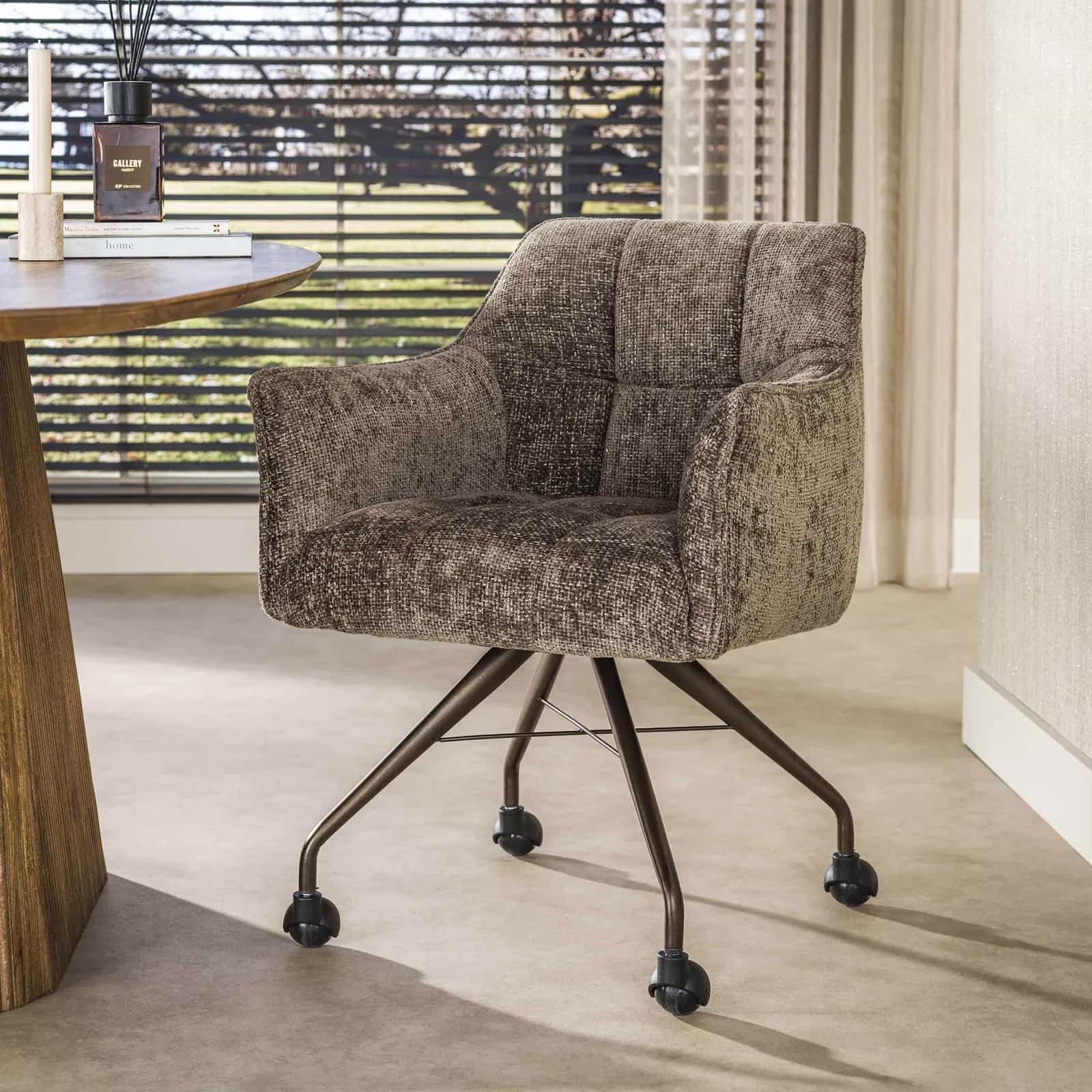 Armlehnstuhl Raster Hoven taupe