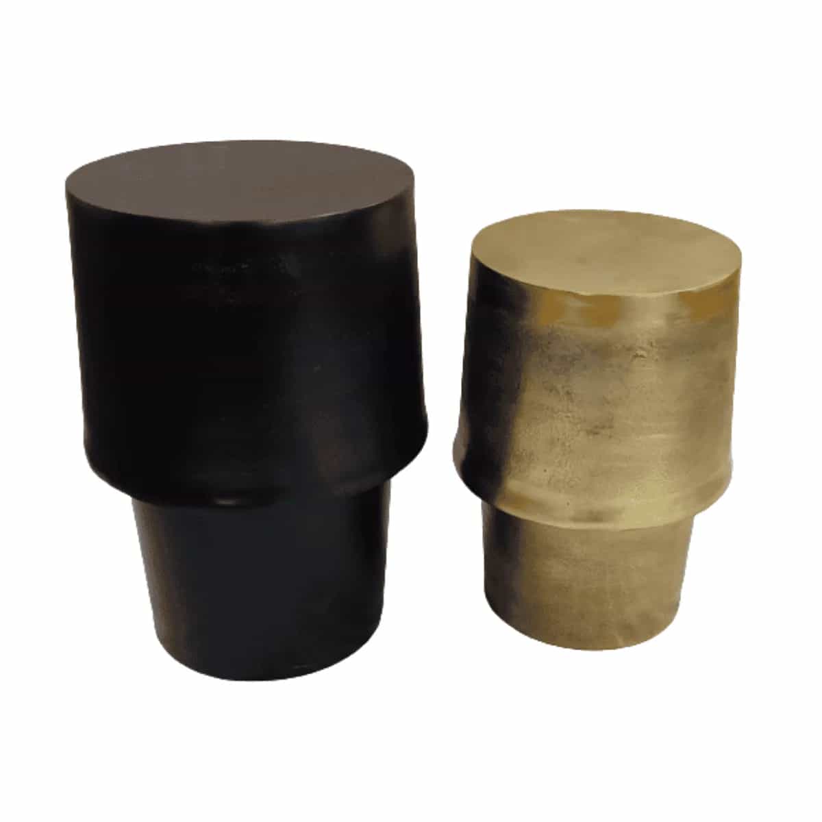 Beistelltisch Glamour Gold Aluminium 30 cm