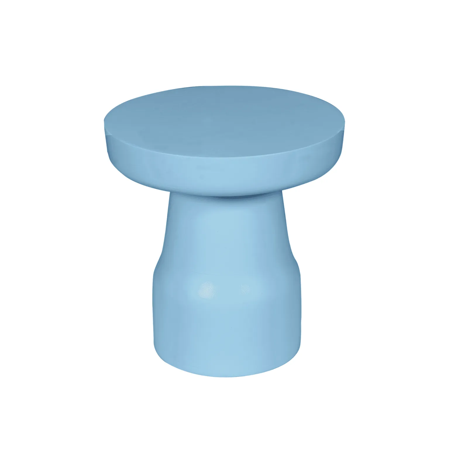 Beistelltisch Drum Blau Mangoholz 40 cm