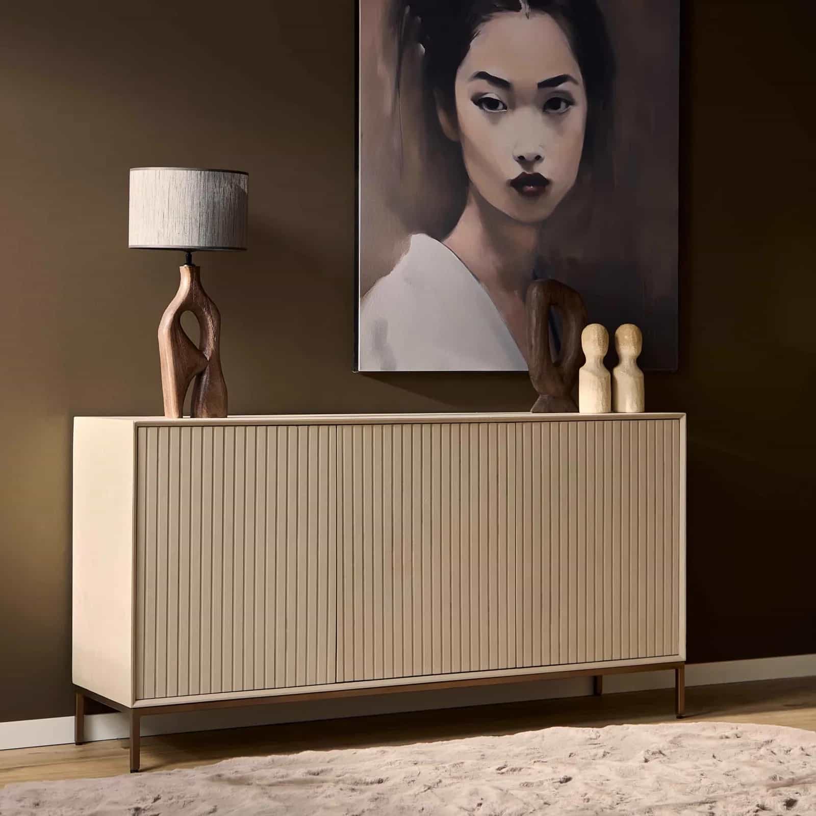 Sideboard Madison Sand Mangoholz 165 cm
