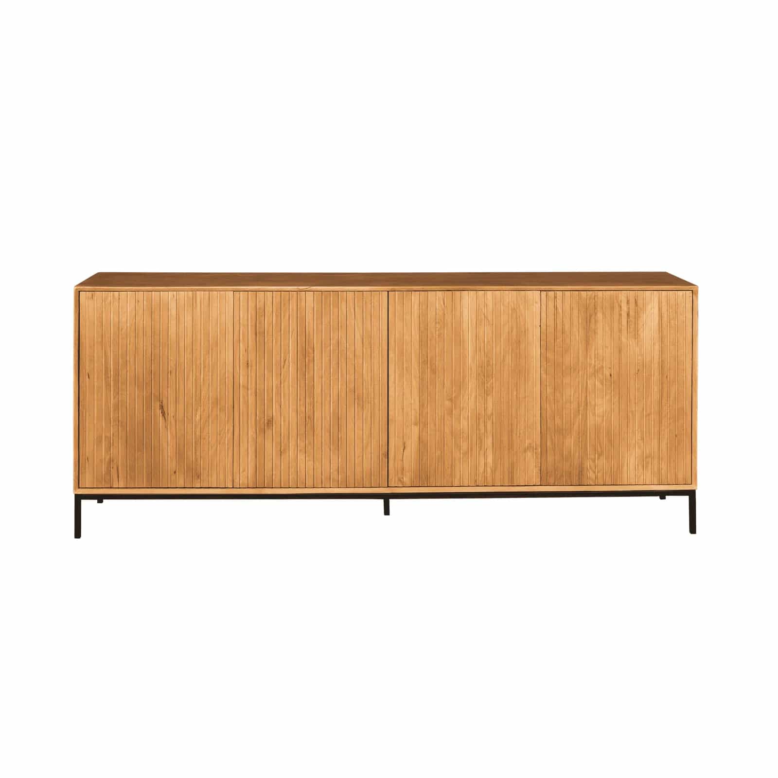 Sideboard Madison Natur-Mangoholz 210 cm