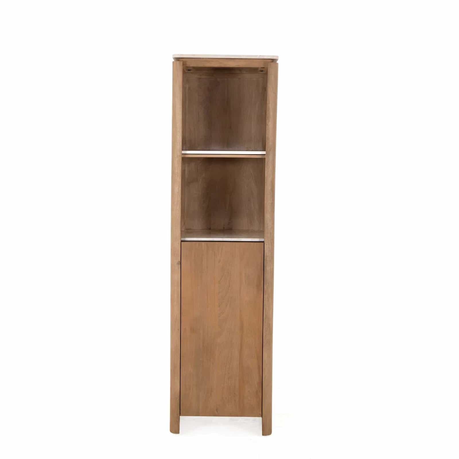 Oberteil Bücherregal Dallas Beige Marmor