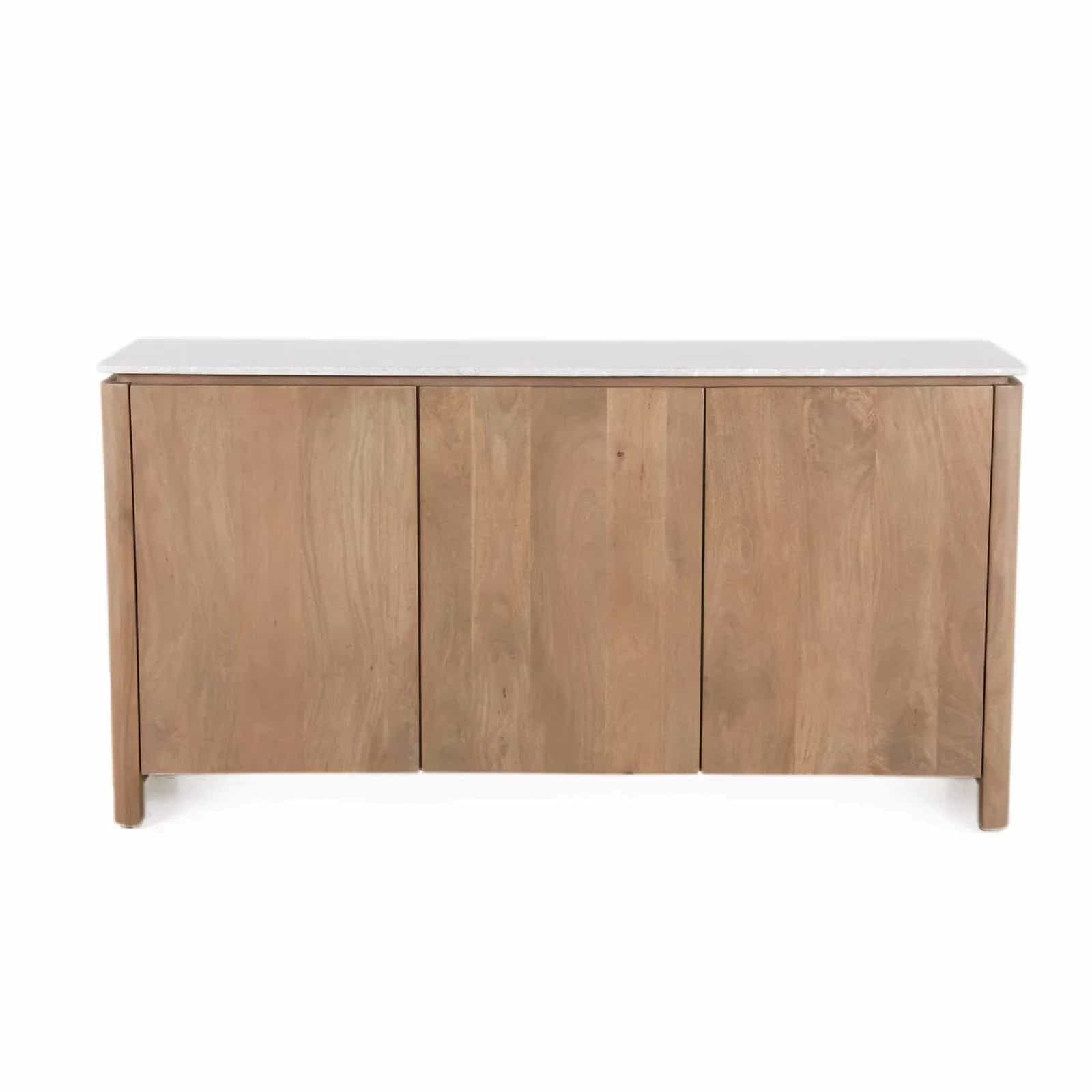 Oberteil TV-Möbel Dallas Beige Marmor 165 cm