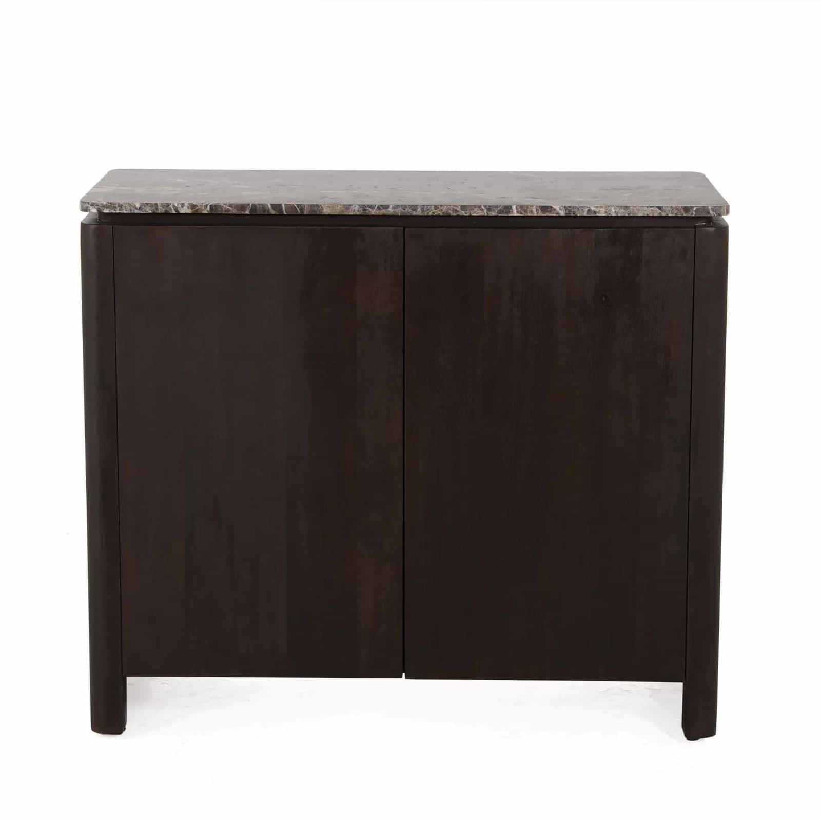 Oberteil Sideboard Dallas Braun Marmor 100 cm