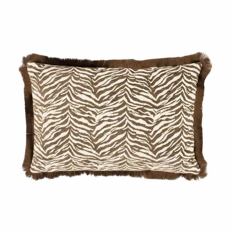 Kissen Tigra 40 x 60 cm - braun