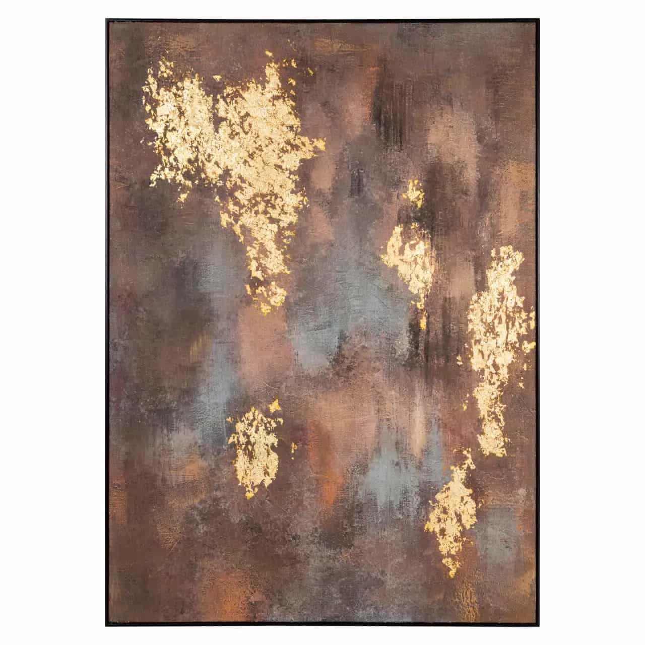 Wandbild Golden Gleam Gold