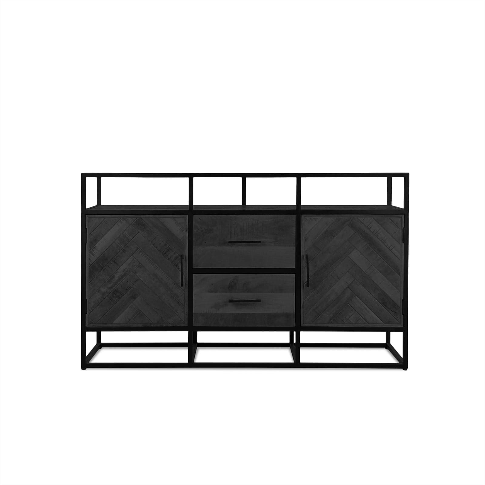 Dressoir Jax Zwart | 150/200 cm - Benoa