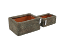 Vasen Rechteckig Set von 2 - Benoa