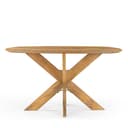 Eettafel Deens Ovaal Runa met Houten Onderstel - Benoa