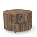 Salontafel Rond met 4 Laden Roots - Benoa