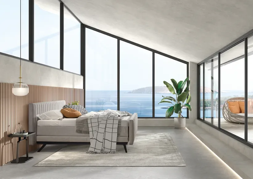 Boxspring Sunday S1 | Air Ecru im Ambiente