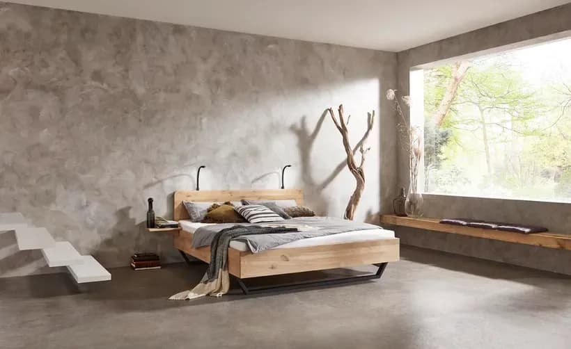 Bettgestell Mine | Eiken Naturel