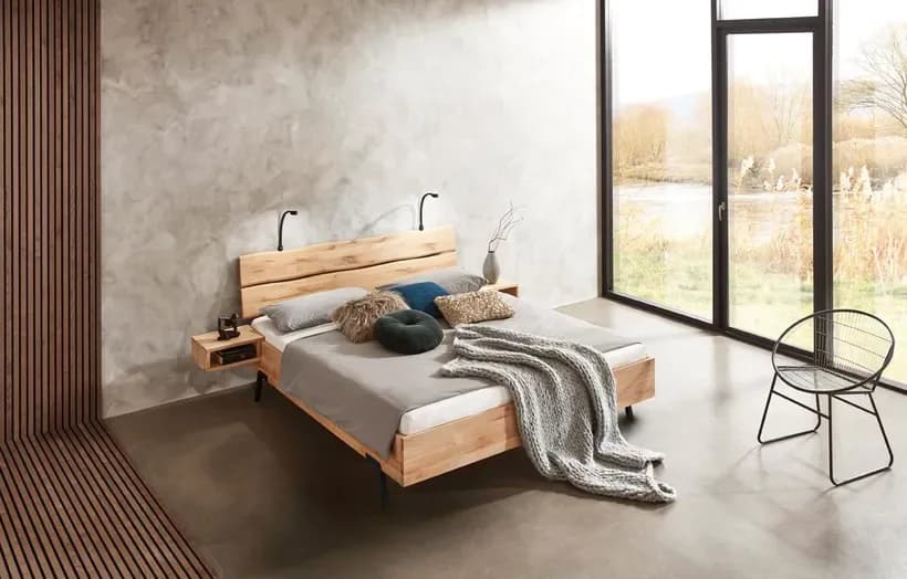 Bettgestell Rough | Eiken Naturel