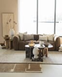 Vloerkleed Kalme 160x230 cm Bruin - By-Boo