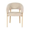 Stoel Sedia met armleuning Naturel - By-Boo