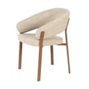 Stoel Sedia met armleuning Bruin - By-Boo