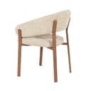 Stoel Sedia met armleuning Bruin - By-Boo