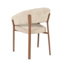 Stoel Sedia met armleuning Bruin - By-Boo