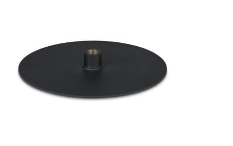 Schijf rond zwart