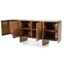 Sideboard Julian 4-türig Akazienholz - Eleonora