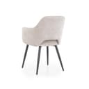 Stoel Esmee met arml. beige Mellow - Eleonora