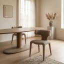 Stuhl Dave taupe Porto - Eleonora