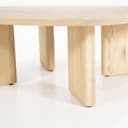 Couchtisch Stef medium natur Eichenholz - Eleonora