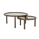 Couchtisch-Set Circo Eisen und Glas - Eleonora