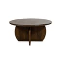 Couchtisch Ø80, H40, Mango Brown Walnut, Belly Table Collection - My Sons
