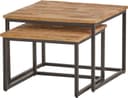 Cuba quadratischer Couchtisch, 2er-Set, mittel - My Sons