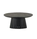 Couchtisch Ø90, Acacia Black, Burundi Table Collection - My Sons