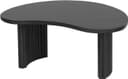 Firenze Couchtisch 85, Bohnenform, Black - My Sons
