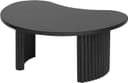 Firenze Couchtisch 85, Bohnenform, Black - My Sons