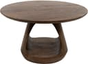 Bremen Couchtisch Ø70, H38, Mango Matt Walnut - My Sons
