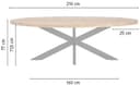 Esstisch oval 210 - My Sons