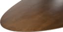 Esstisch 240, oval, Tischbein Beige, Mango Brown Walnut - My Sons