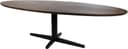 Esstisch 190, oval, Tischbein Black, Mango Brown Walnut - My Sons