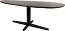 Esstisch 190, organisch, Tischbein Black, Mango Brown Walnut - My Sons