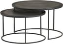 Verona Couchtisch 2er-Set, Black - My Sons