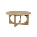 Couchtisch Ø80, H40, Acacia Groovy Natural - My Sons