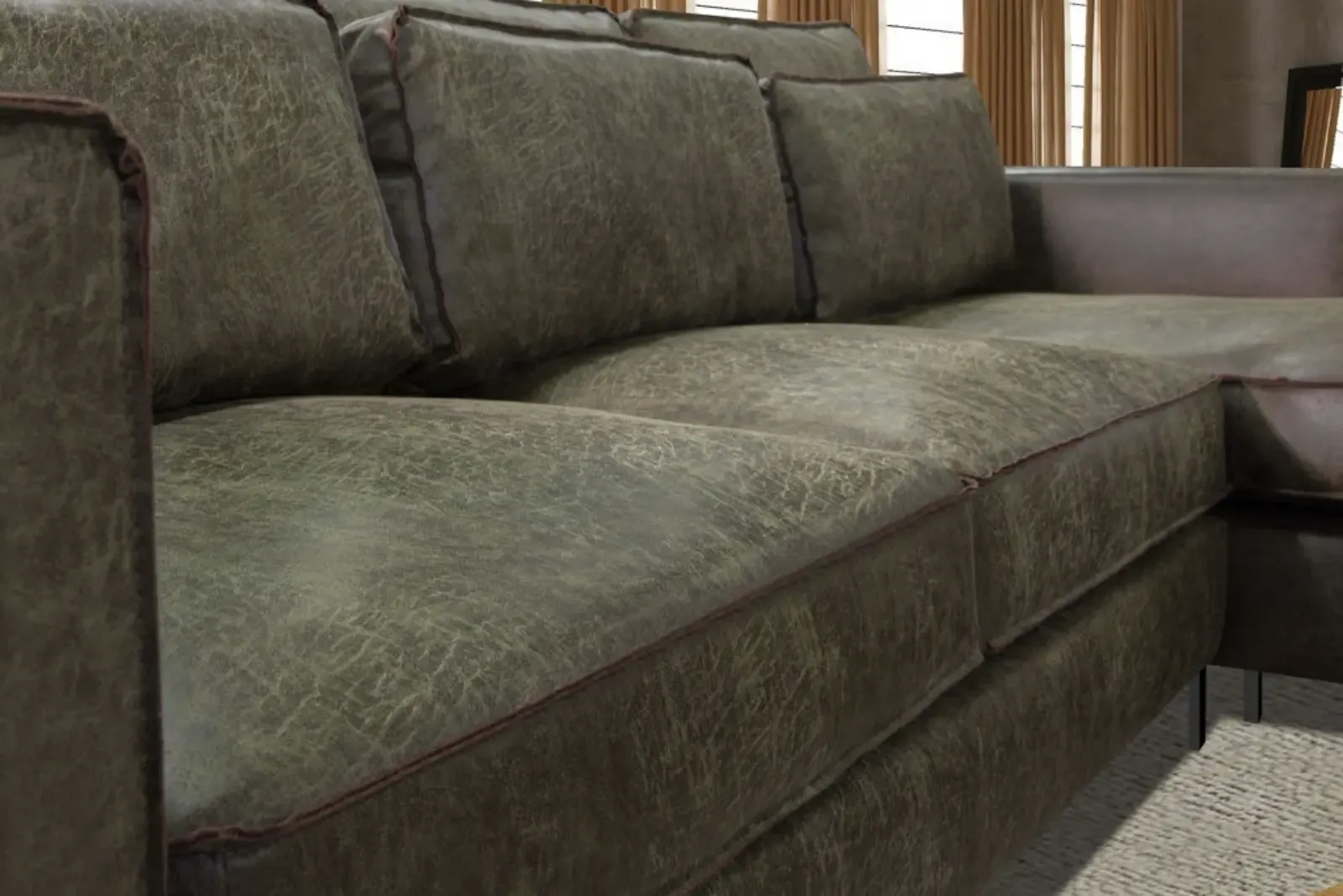Loungebank Iris, van Agpol, detailfoto 3
