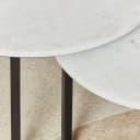 Couchtisch Nova Weißer Marmor | 70 cm | 2er Set - Starfurn